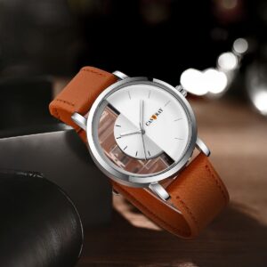 Curren Brand leather made automatic watch