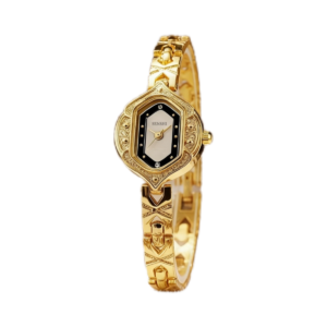 Golden color classy watch